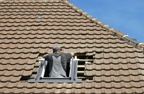 Pose de velux - Mialet